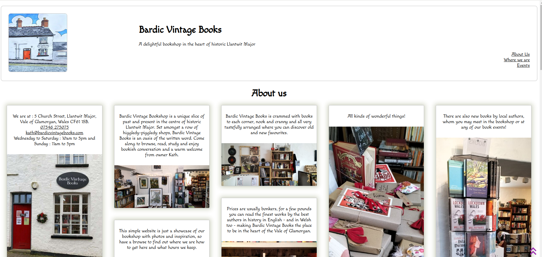 Bardic Vintage Books website
